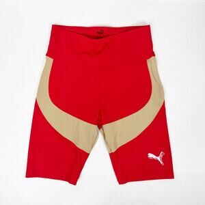 Puma x June Ambrose 72‎ Bike Shorts Red Black Womens